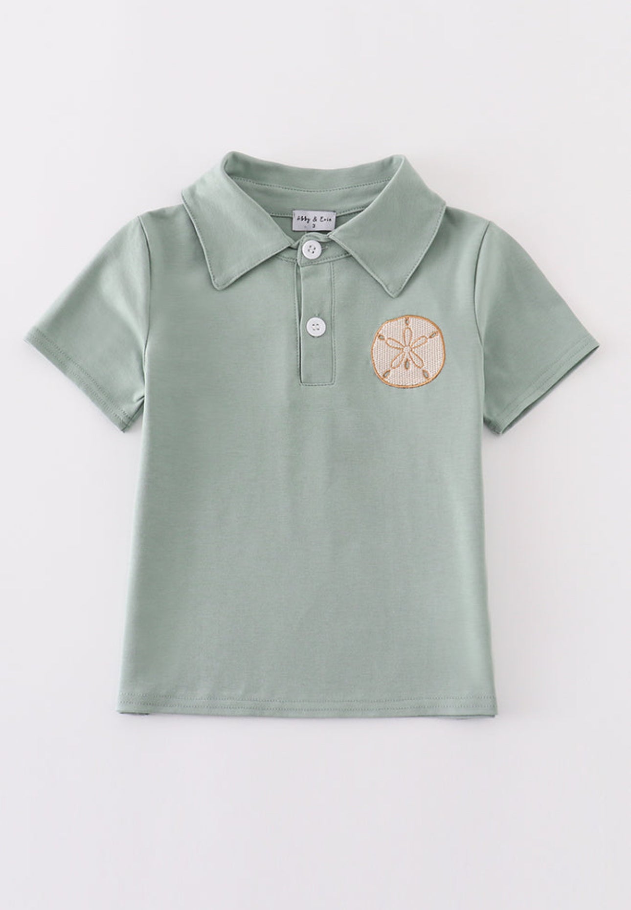 Embroidered Sand Dollar Polo