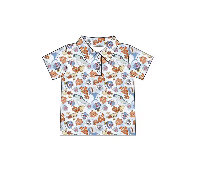 Just Keep Swimming Performance Polo PREORDER SHIPPING EARLY AUGUST