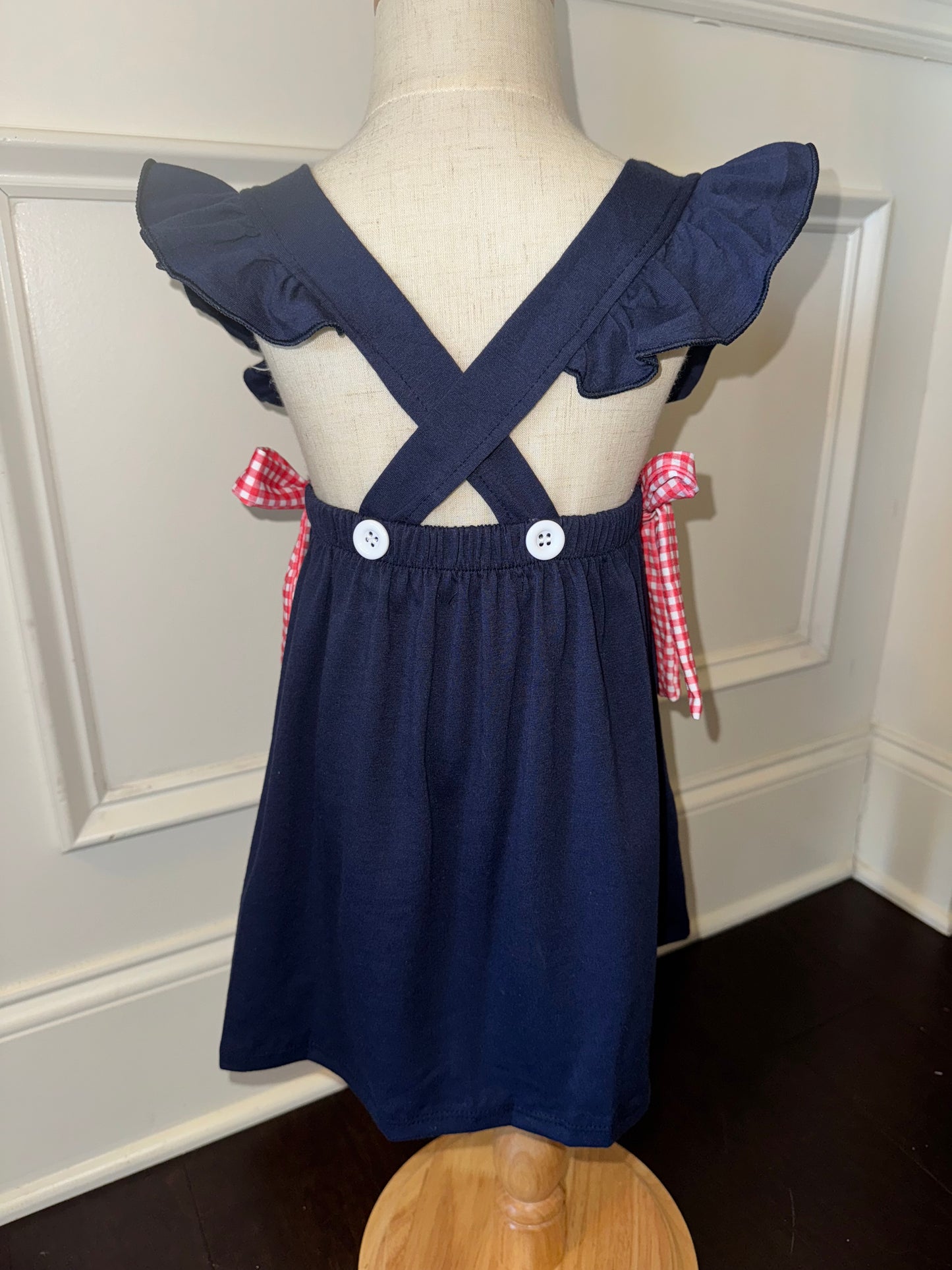 Embroidered Baseball Dress