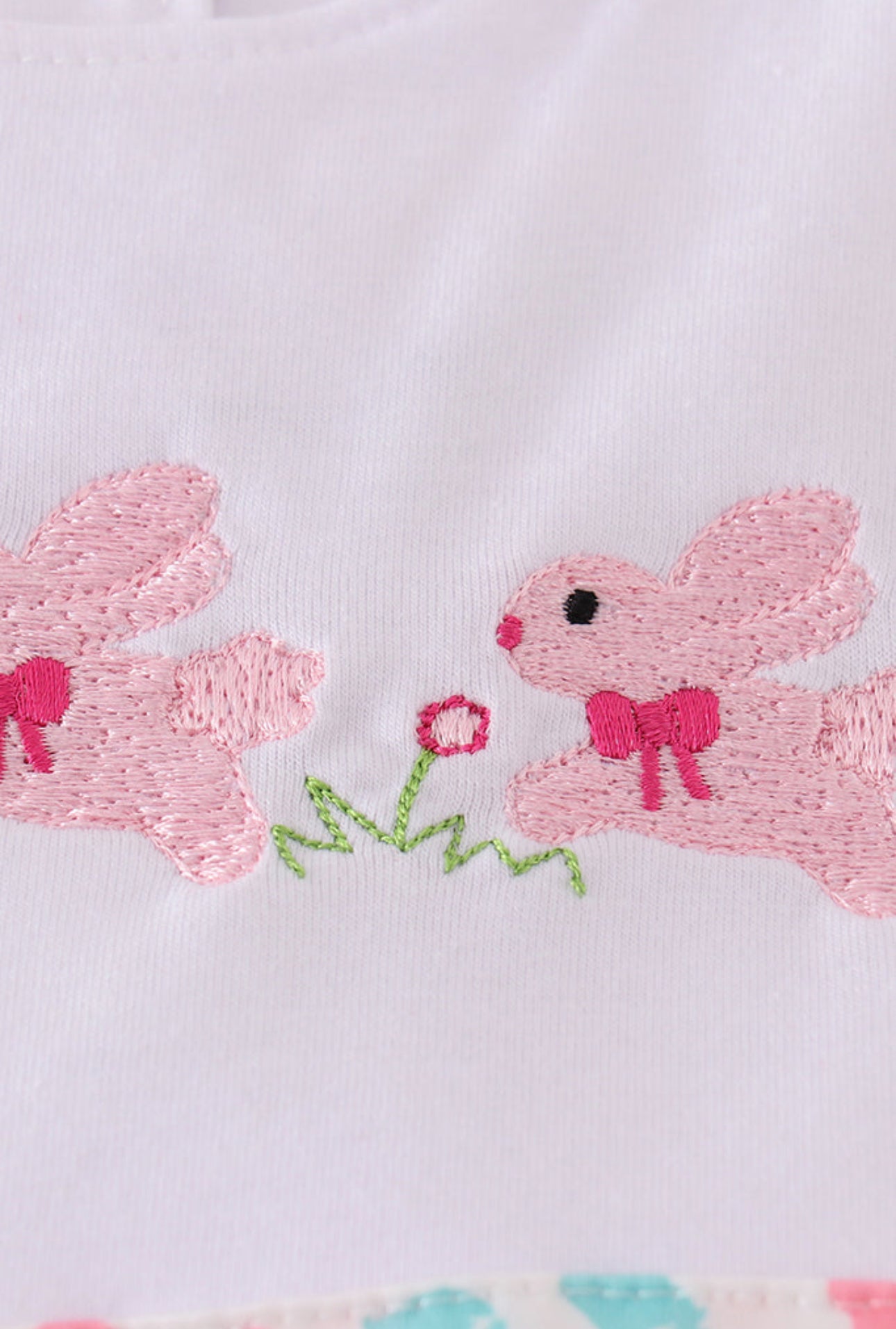 Easter Embroidered Bunny Dress