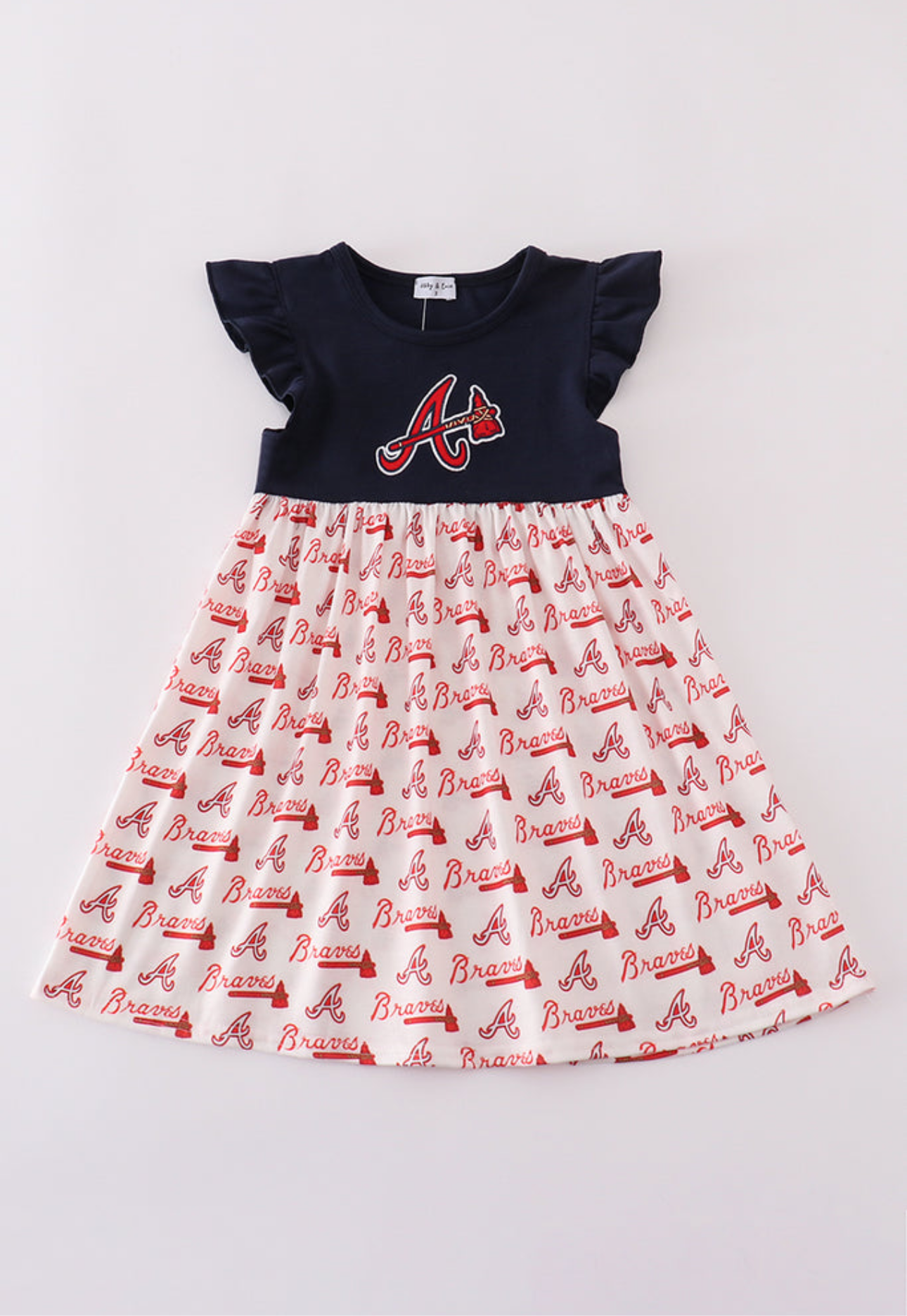 ATL Baseball Embroidered Dress
