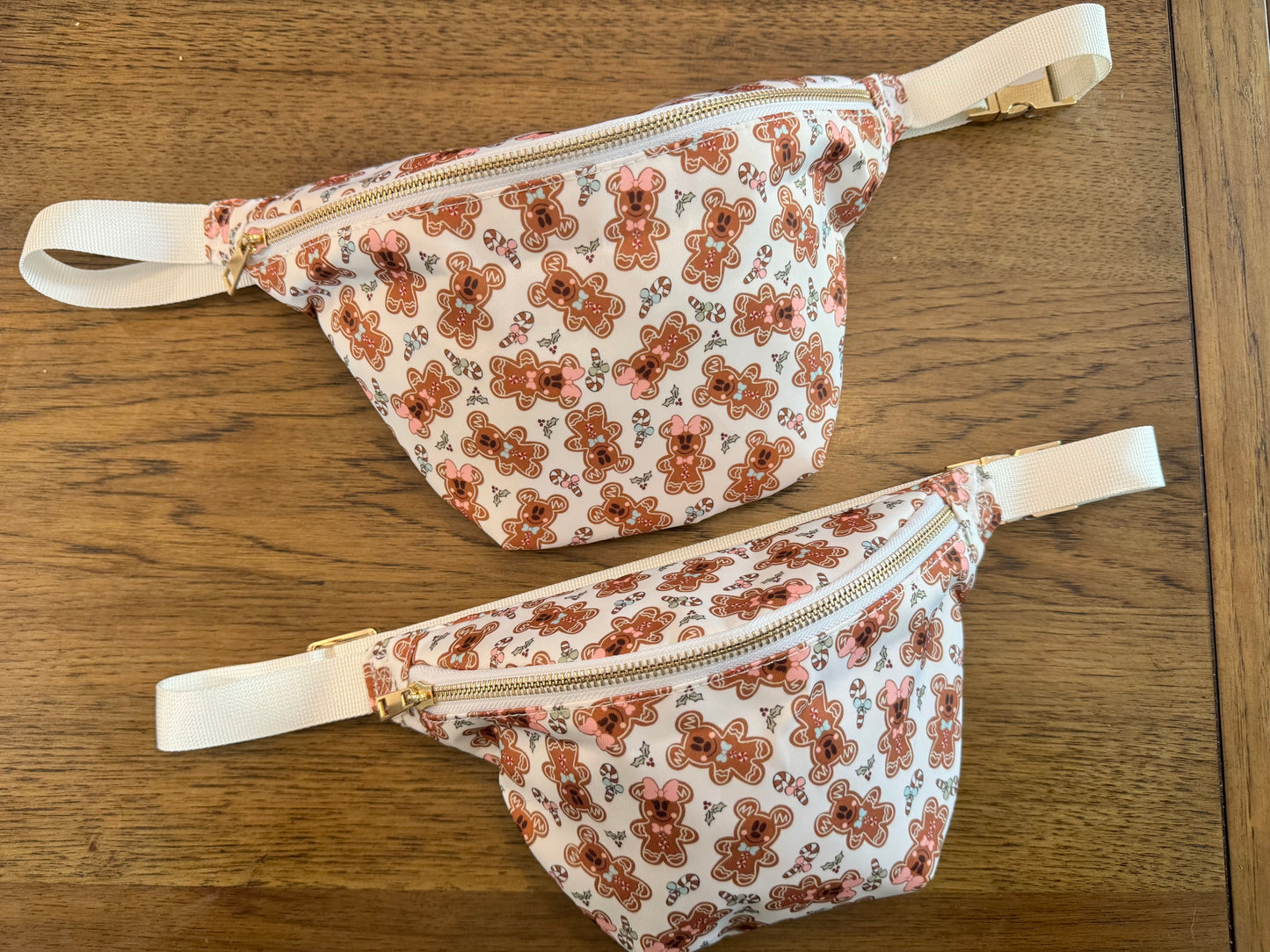Gingerbread Mouse Mama & Mini Park Belt Bag