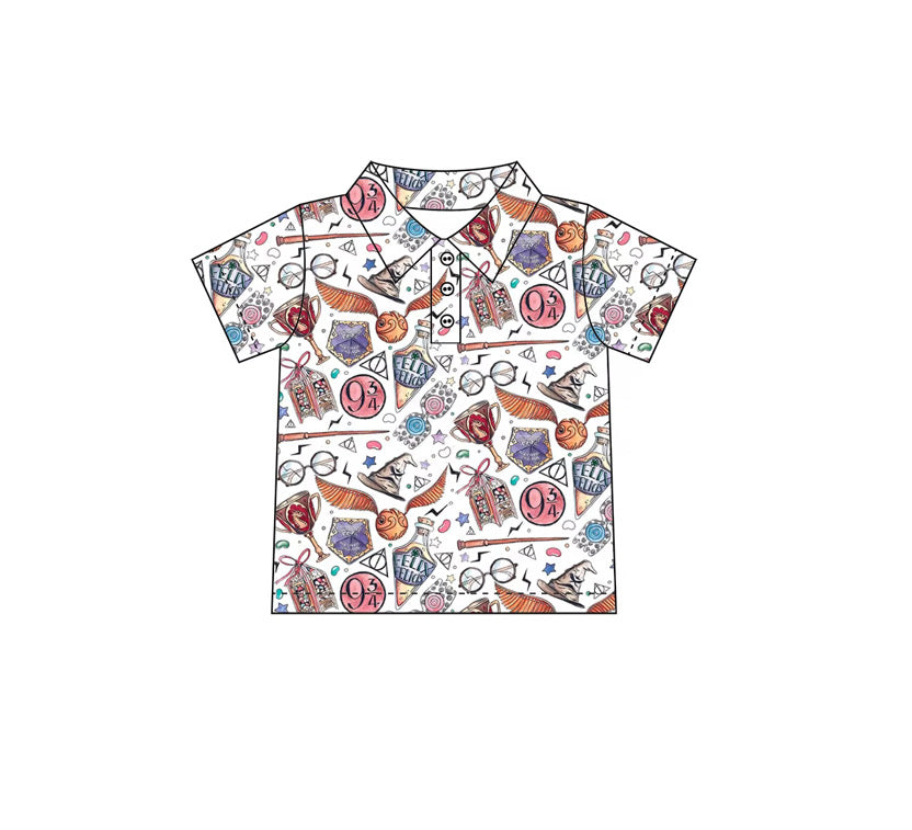 Wizard Boys Performance Polo