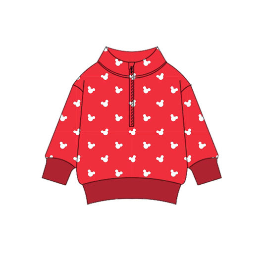 Red Mouse ADULT Quarter Zip PREORDER SHIPPING MID OCTOBER