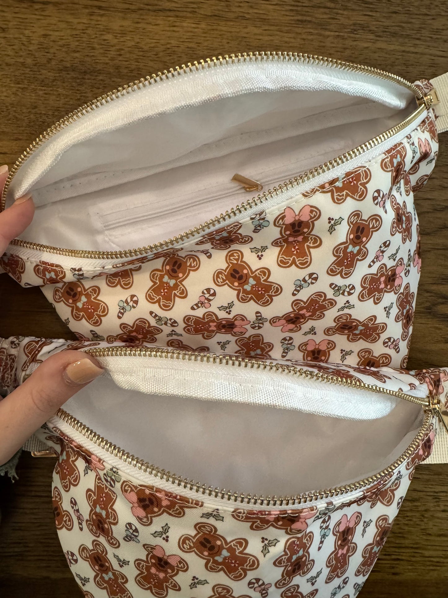 Gingerbread Mouse Mama & Mini Park Belt Bag