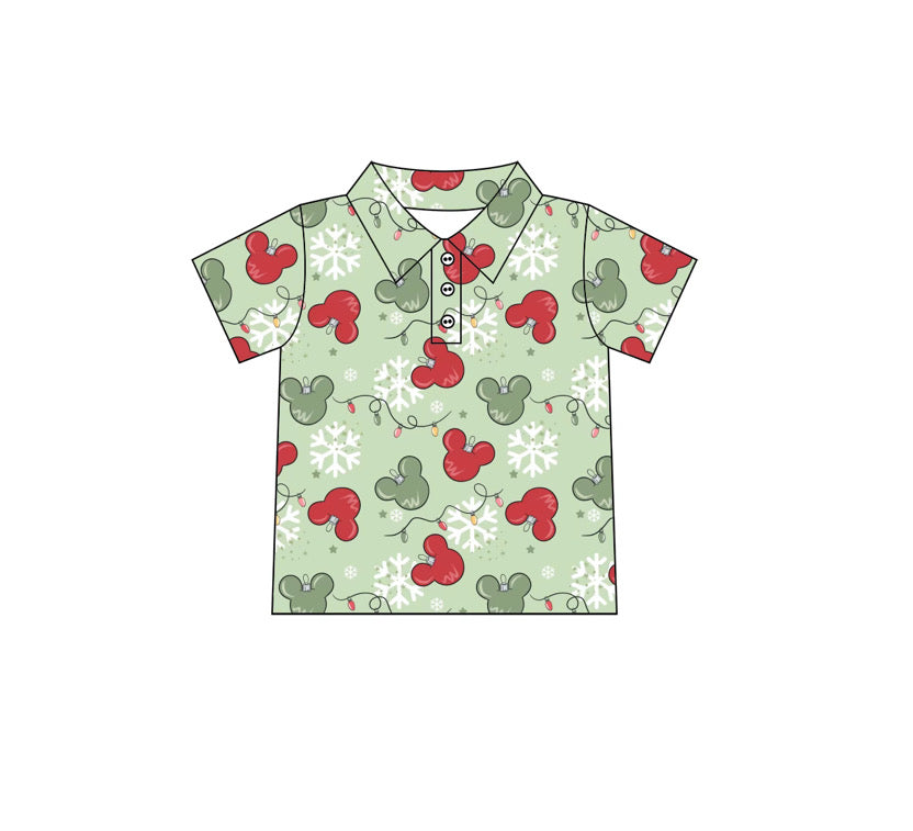 Mistletoe Magic Performance Polo PREORDER SHIPPING EARLY OCTOBER