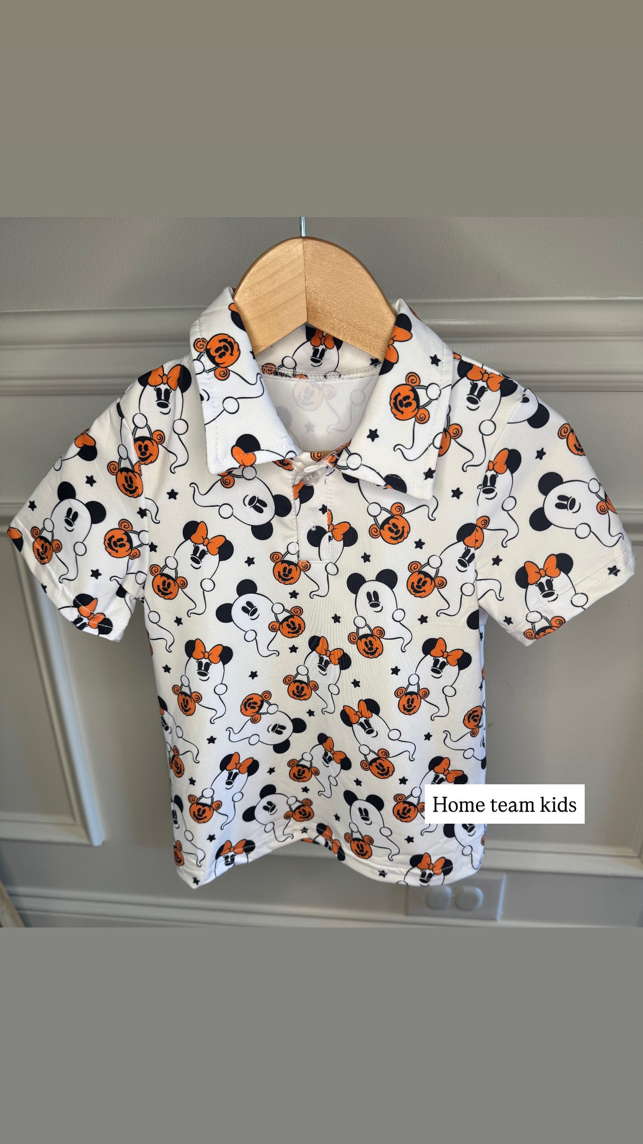 Ghost Mouse Boys Performance Polo PREORDER SHIPPING MID JULY