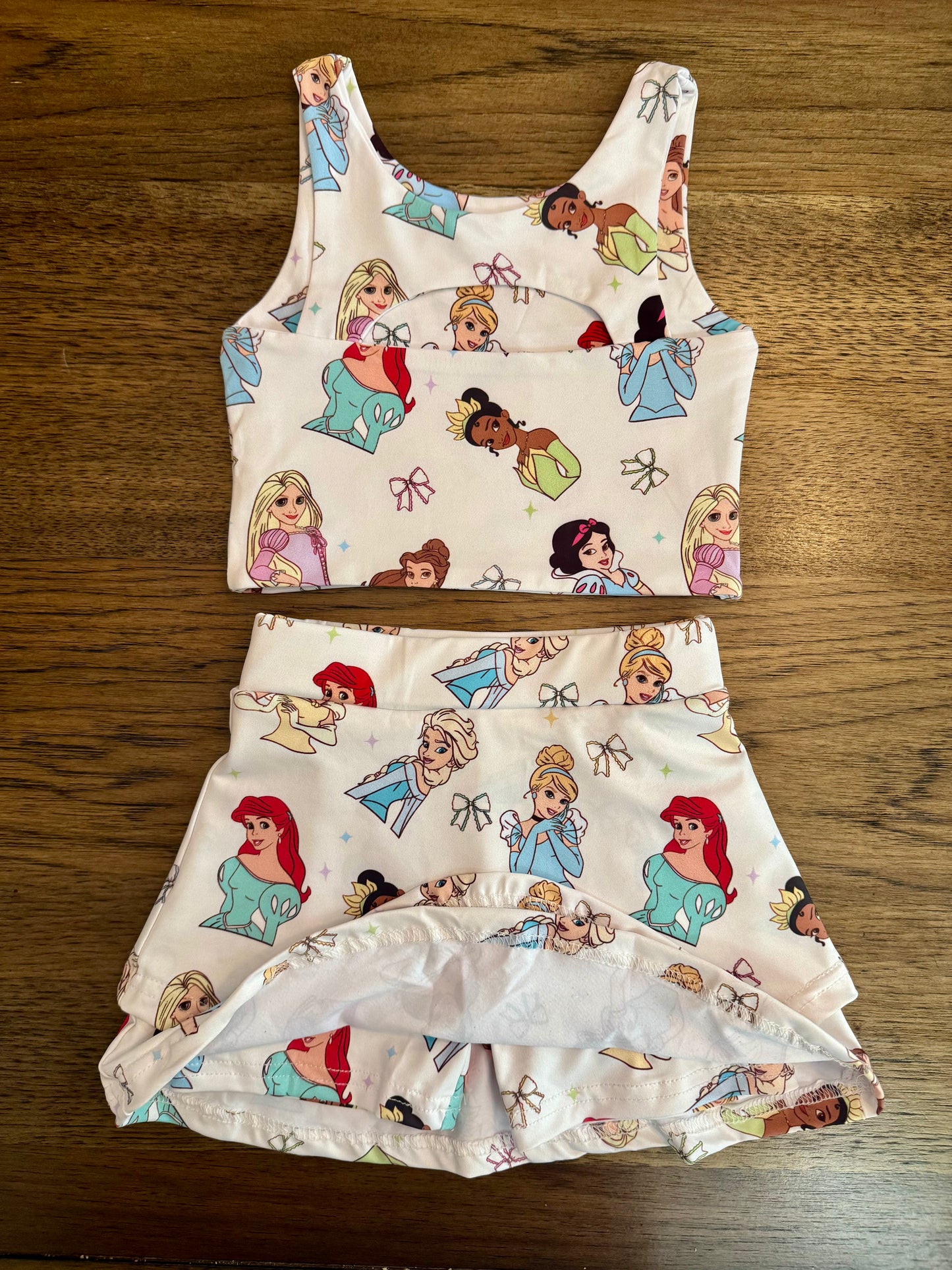 Cream Princess Athletic Set