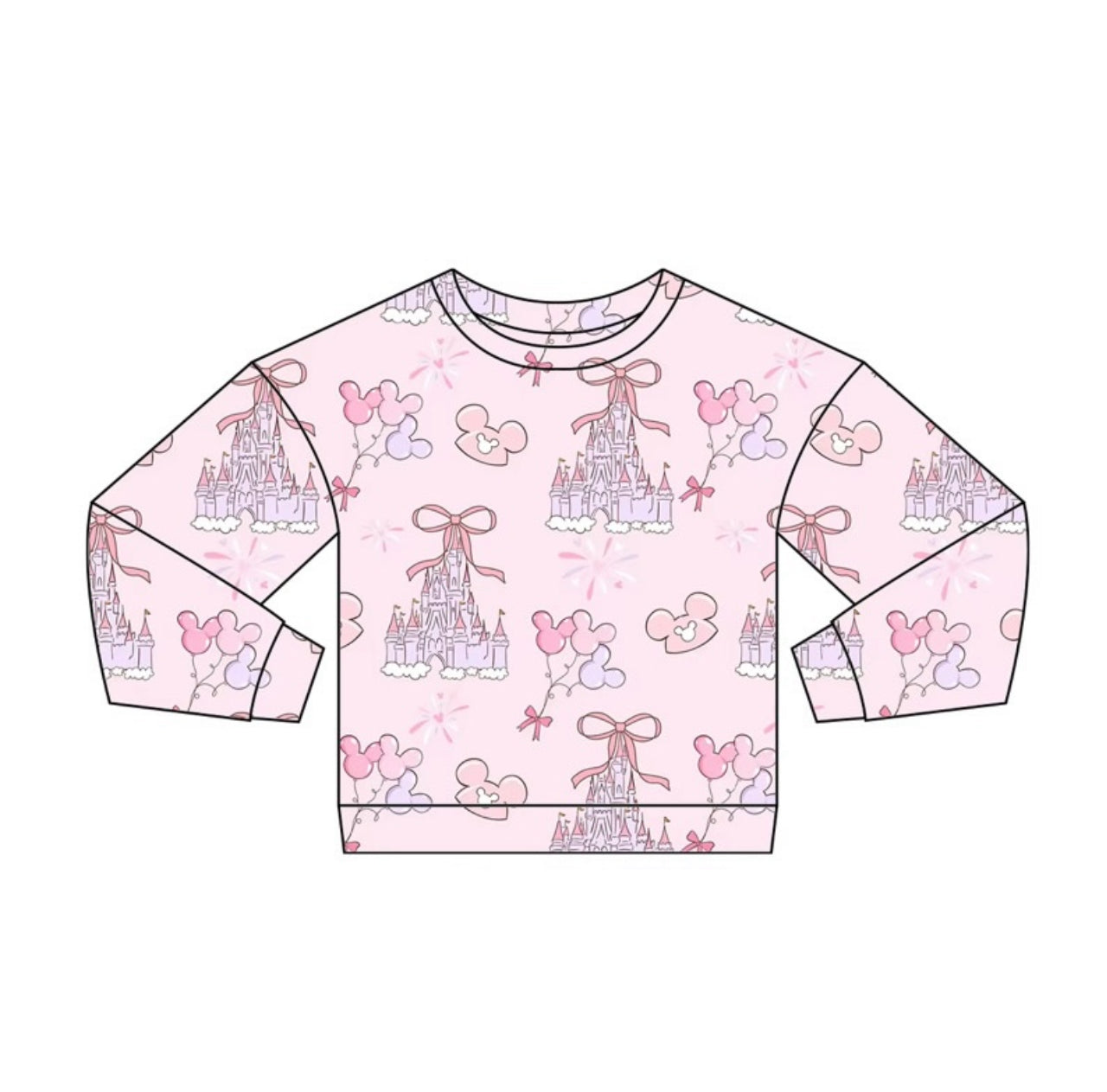 Pink Castle Waffle Knit Long Sleeve PREORDER ETA LATE OCTOBER