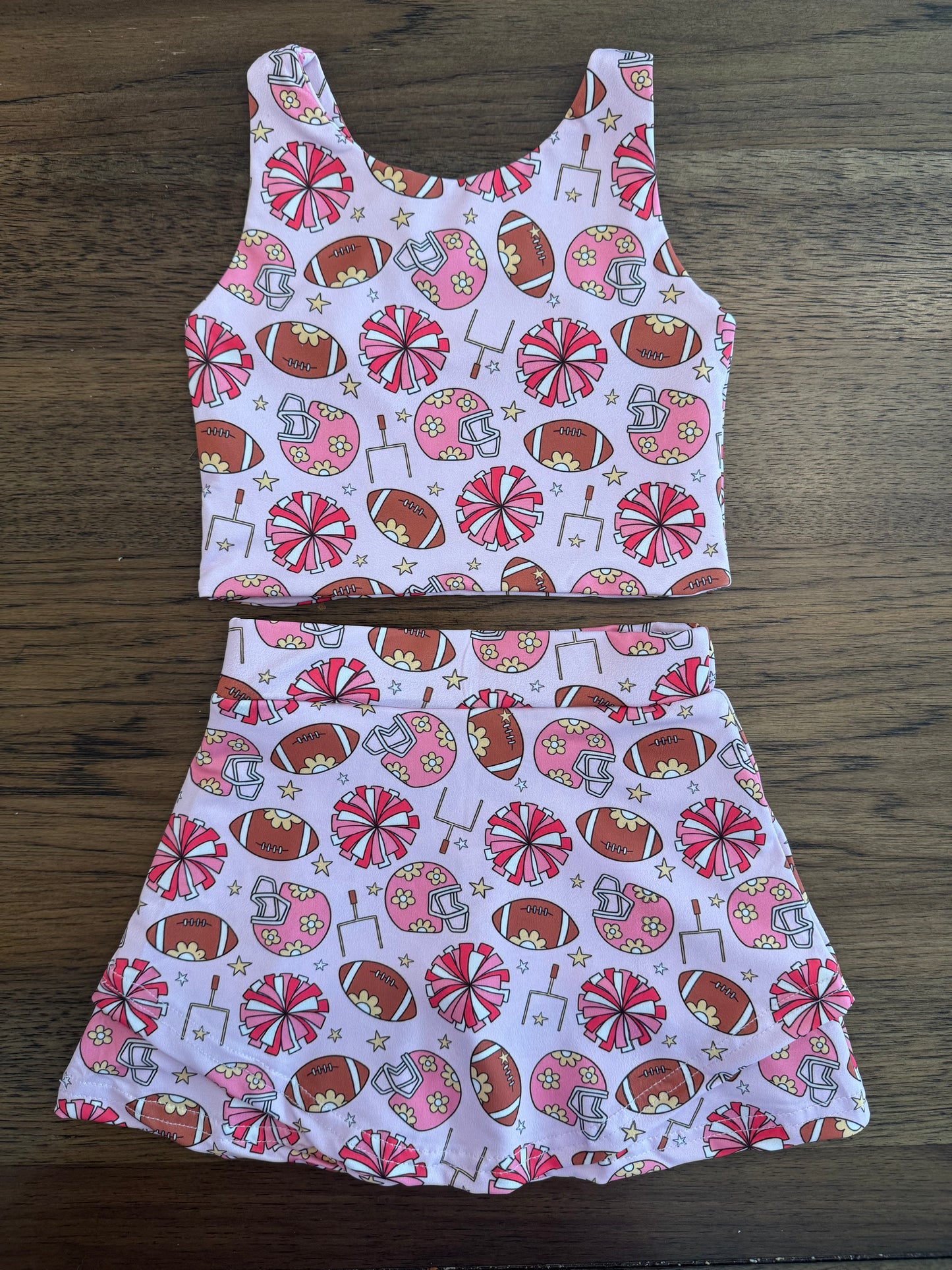 Pink Cheer Athletic Set