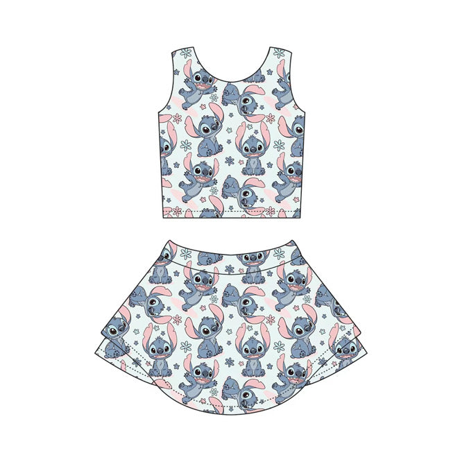 Blue Alien Athletic Set