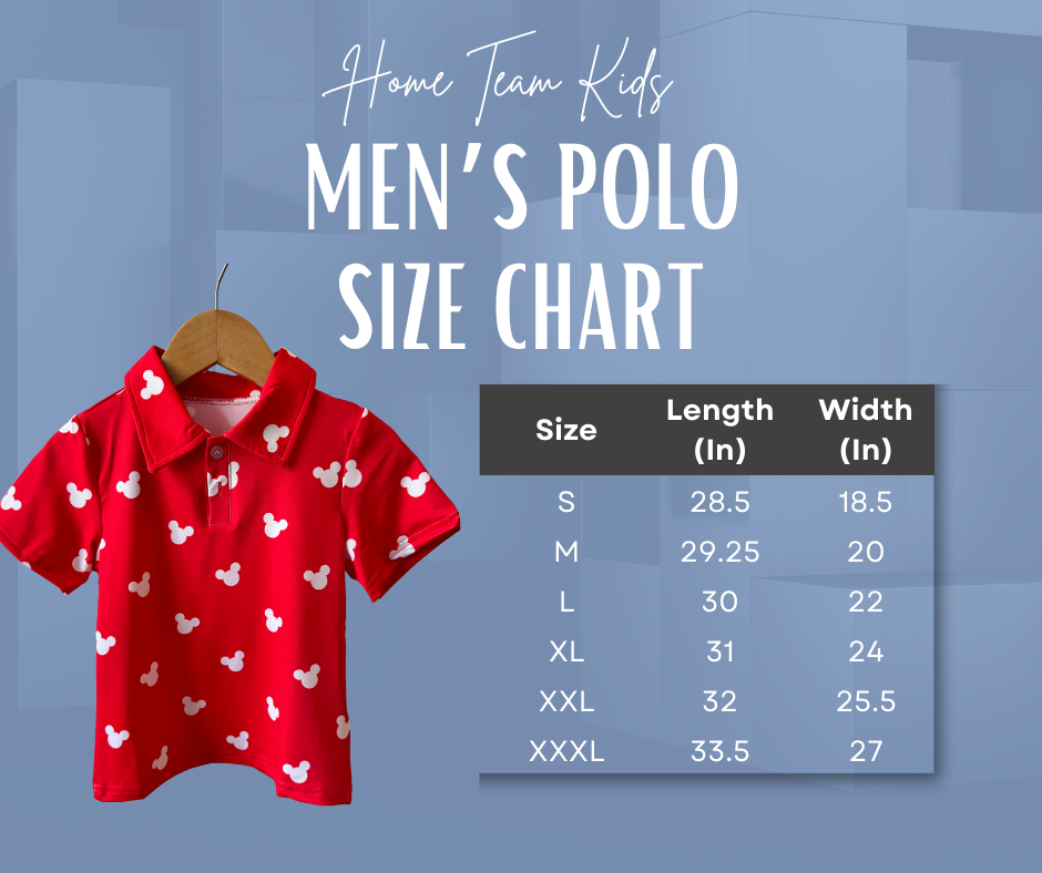 Black Mouse Ears ADULT Polo PREORDER ETA MID OCTOBER