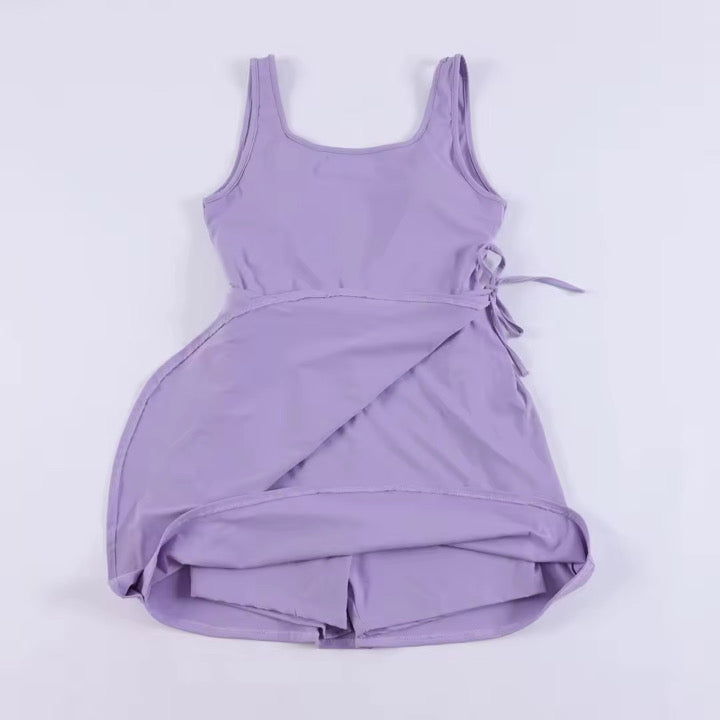 Lavender ADULT Athletic Tie Dress