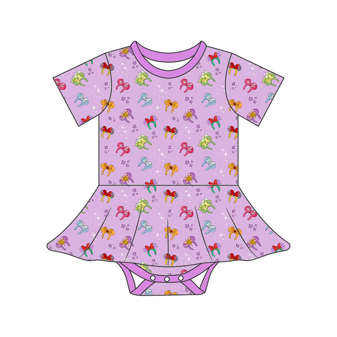 Purple Princess Ears Bamboo Twirl Onesie PREORDER SHIPPING EARLY DECEMBER