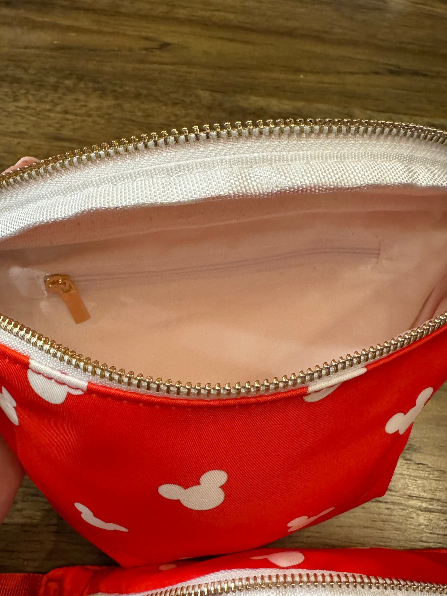Red Mouse Ears Mama & Mini Park Belt Bag