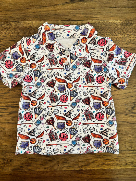 Wizard Boys Performance Polo