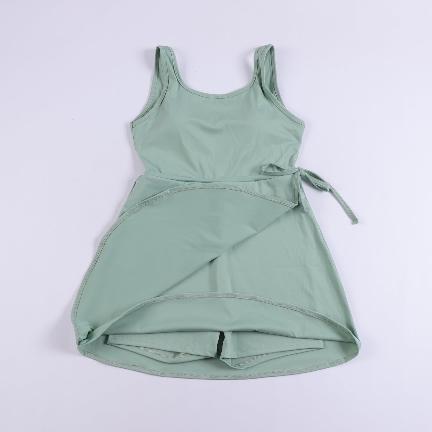 Dusty Sage ADULT Athletic Tie Dress