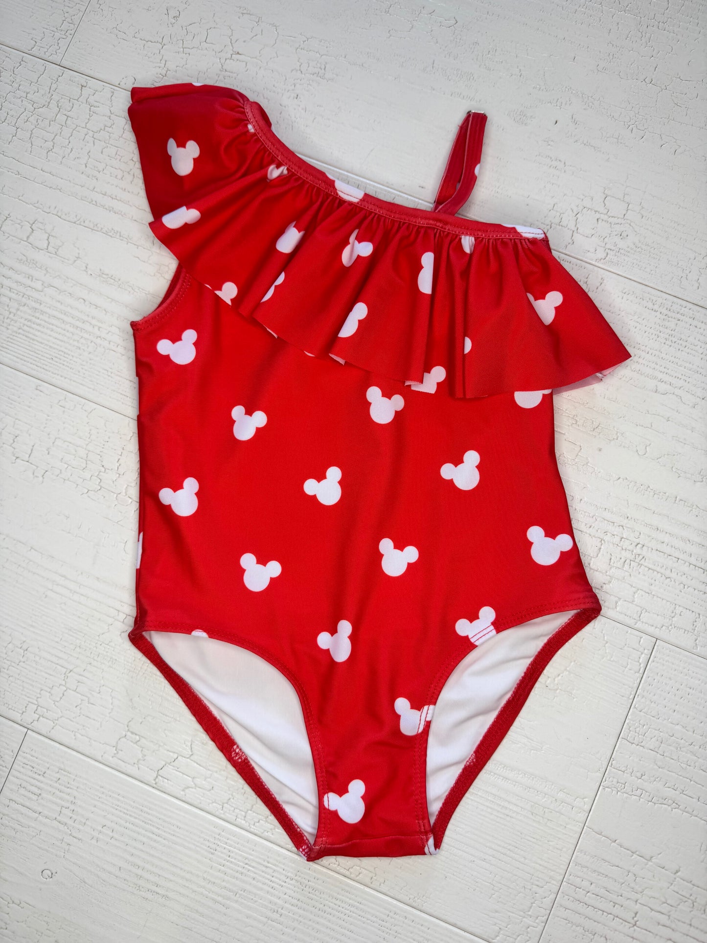 Red Mouse Girls One Piece Swimsuit