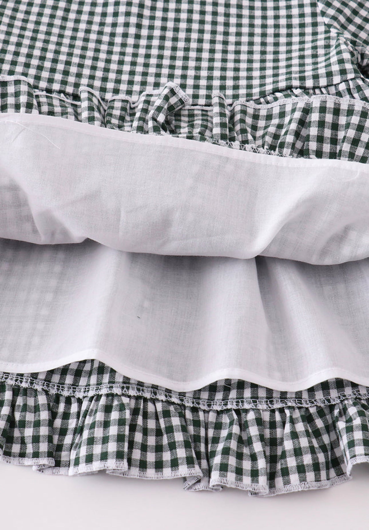 Green Gingham Set