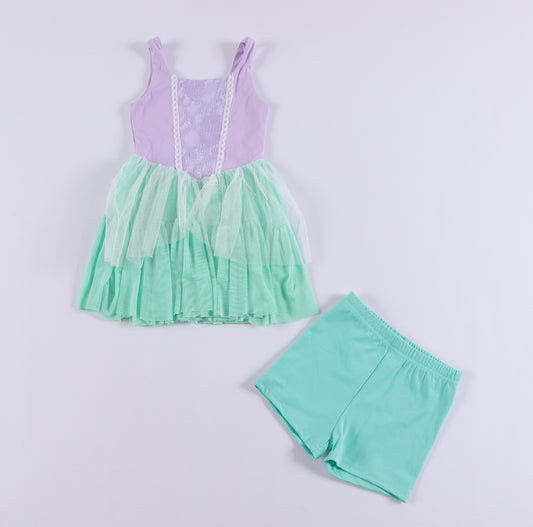 Mermaid Princess Fantasy Athletic Dress