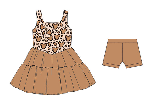 Cheetah Tulle ADULT Athletic Dress PREORDER SHIPPING MID SEPTEMBER