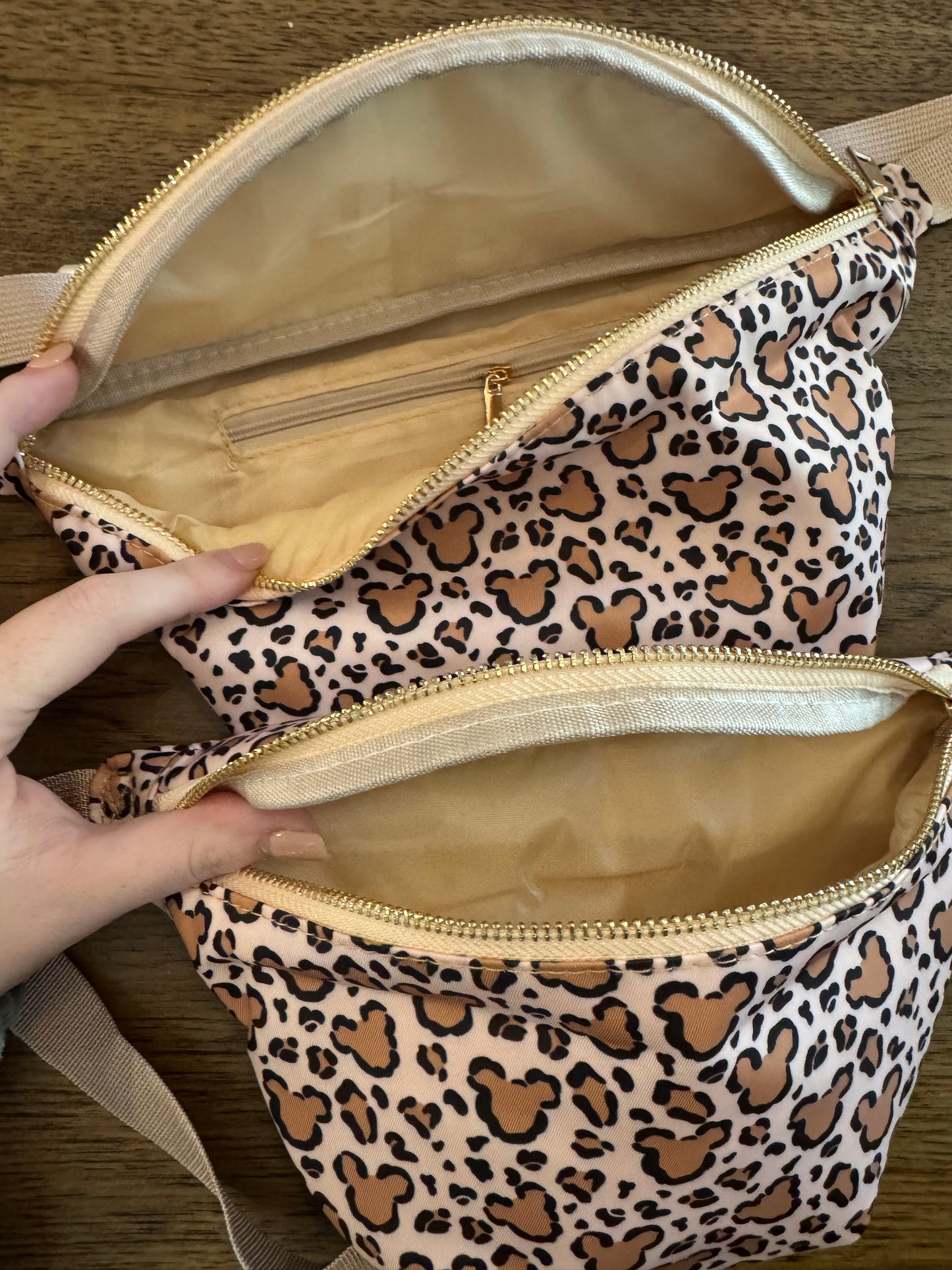 Cheetah Ears Mama & Mini Park Belt Bag