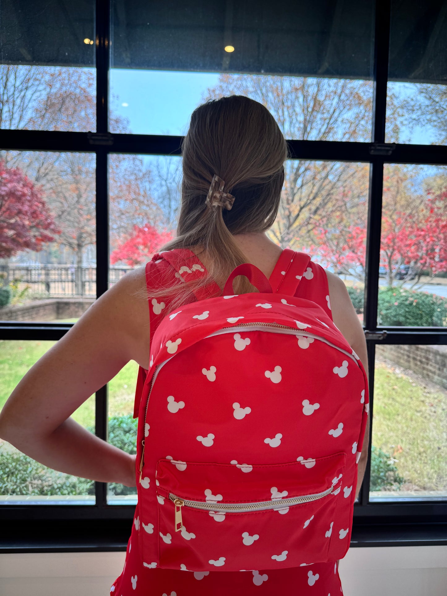 Red Mouse Ears Backpack