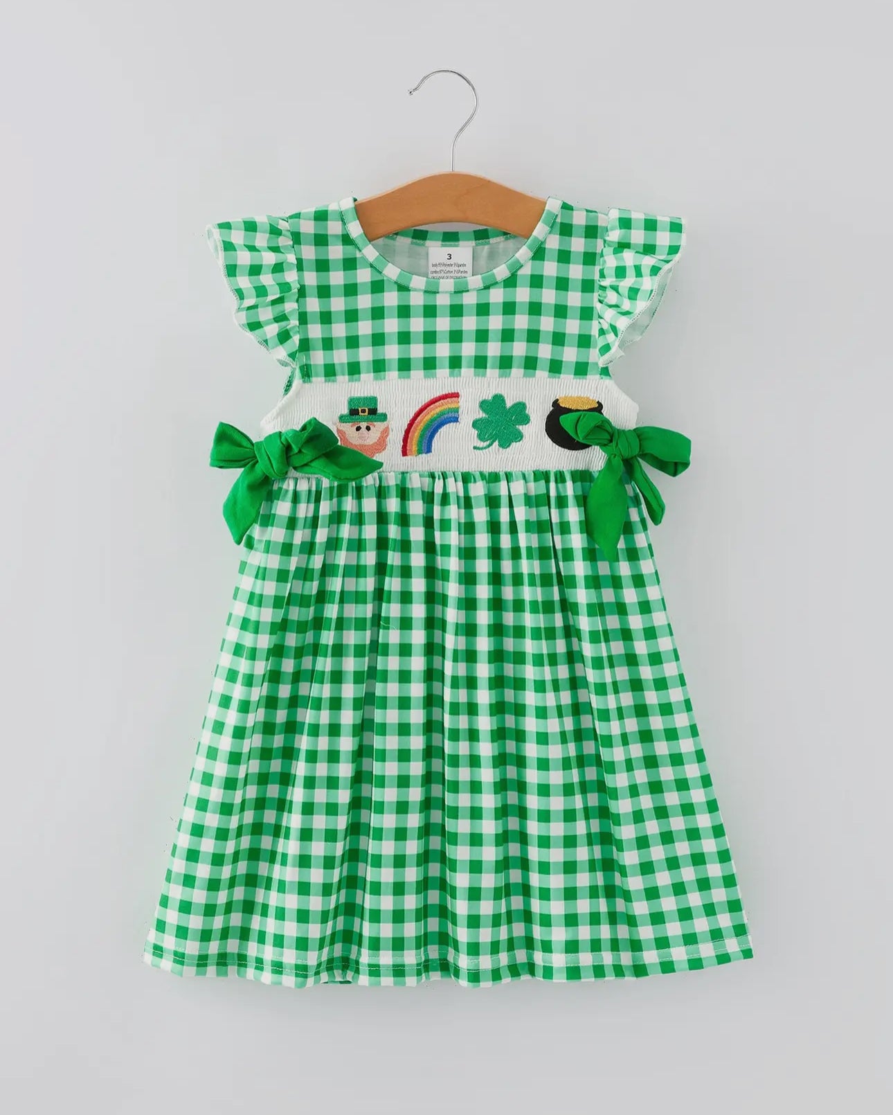 Smocked St. Patrick’s Day Dress