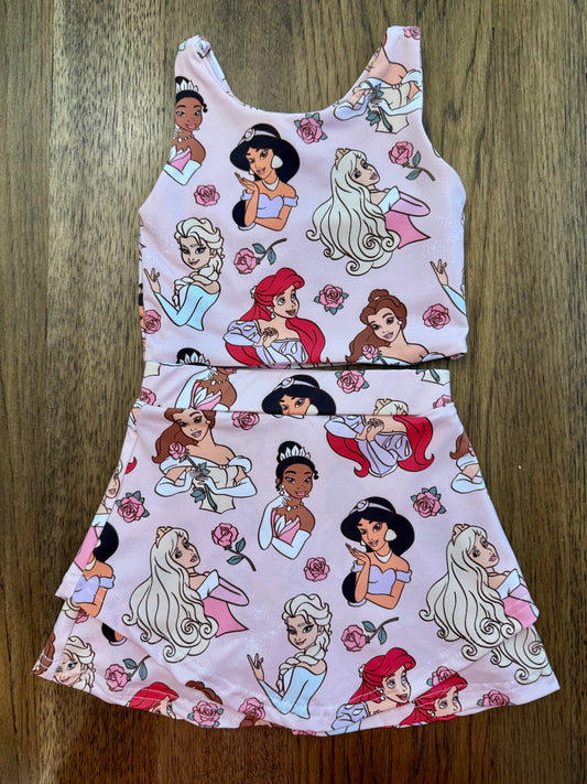 Floral Princess ADULT Athletic Set