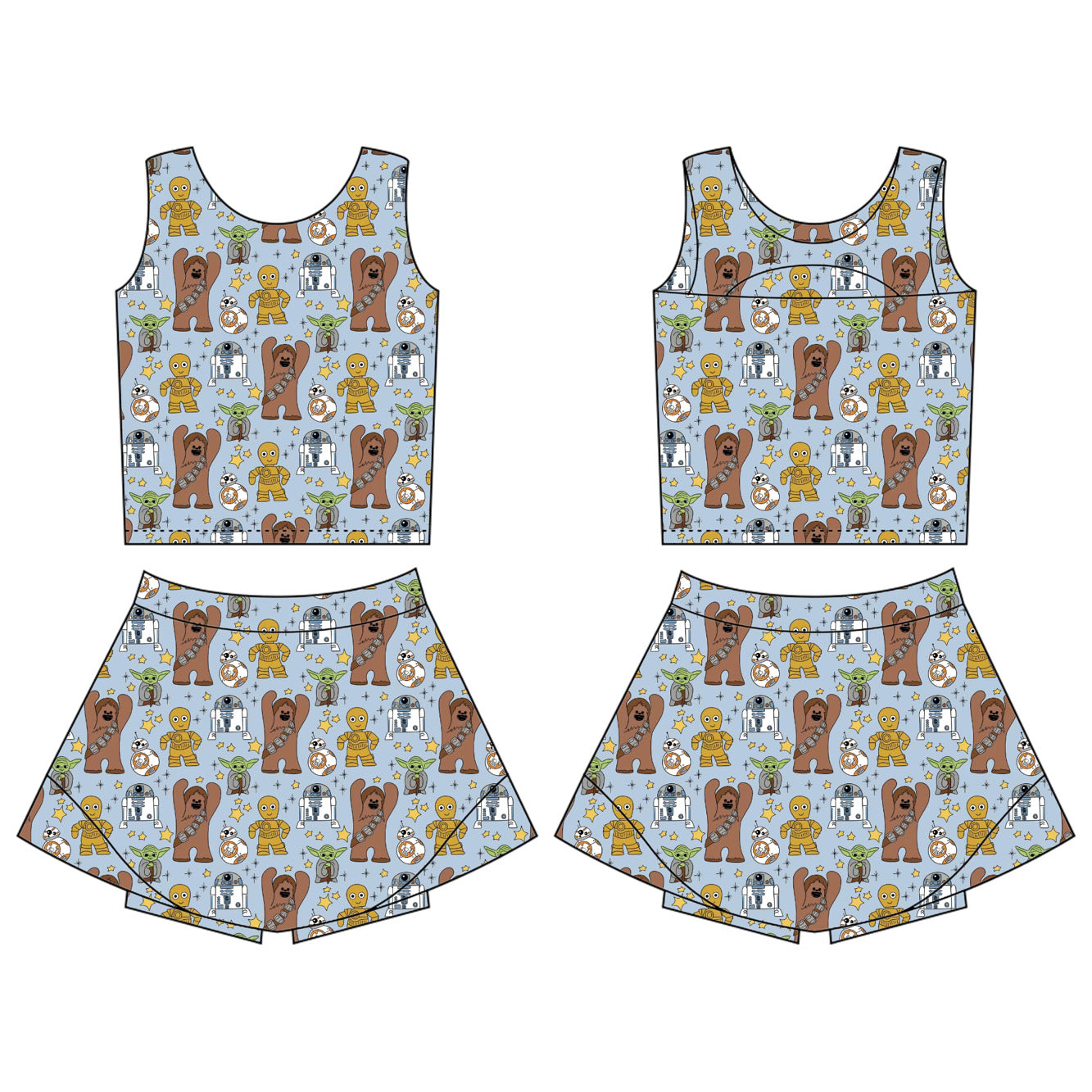 Chewie & Friends Athletic Set PREORDER SHIPPING LATE AUGUST