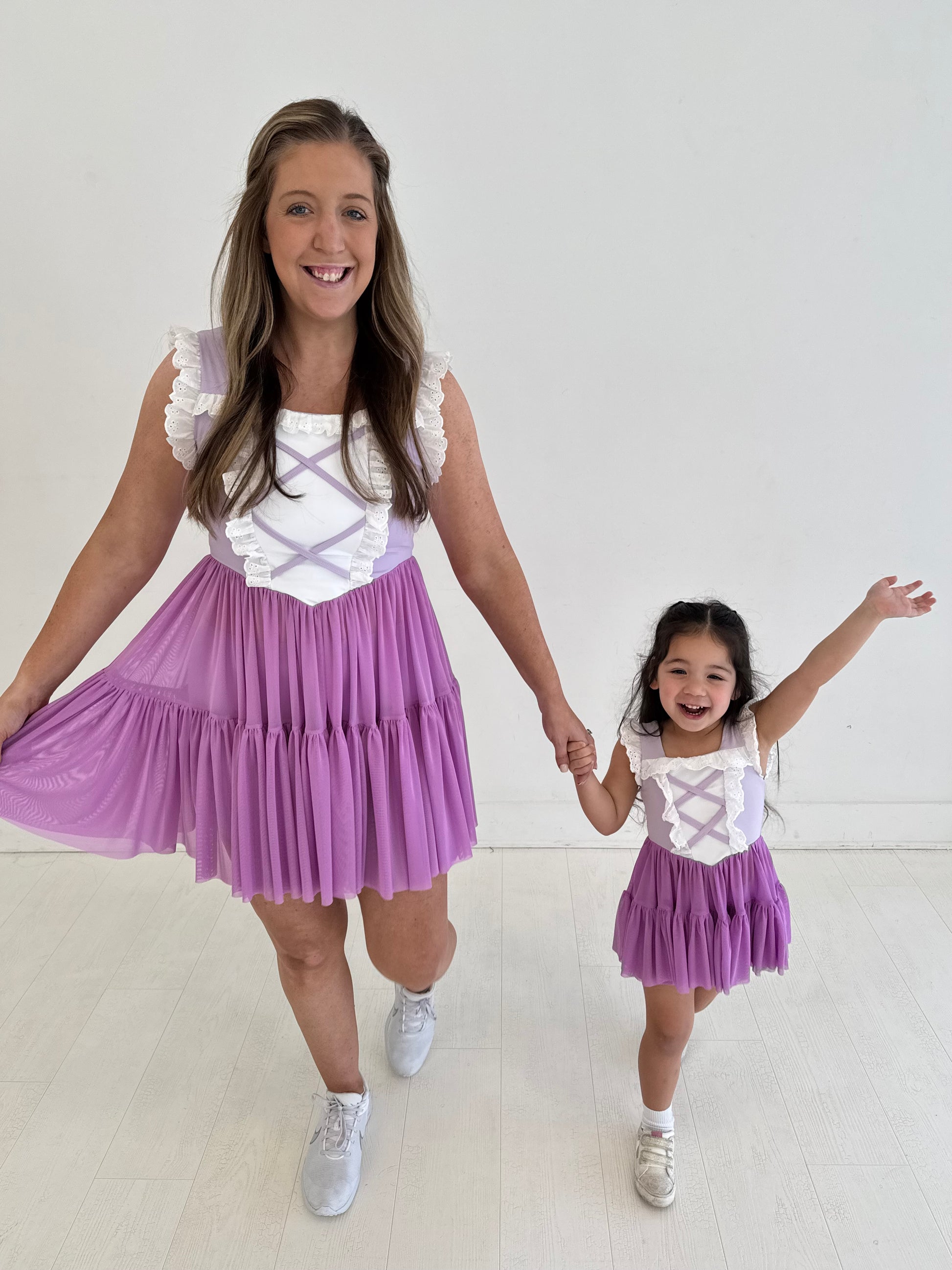 tower princess dress Girls Tower Princess Dress-Up Skirted One Piece with 3D Flowers  My  Cobblestone Cottage