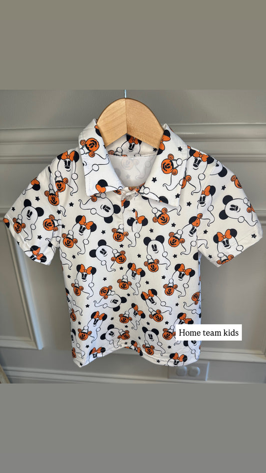Ghost Mouse ADULT Polo