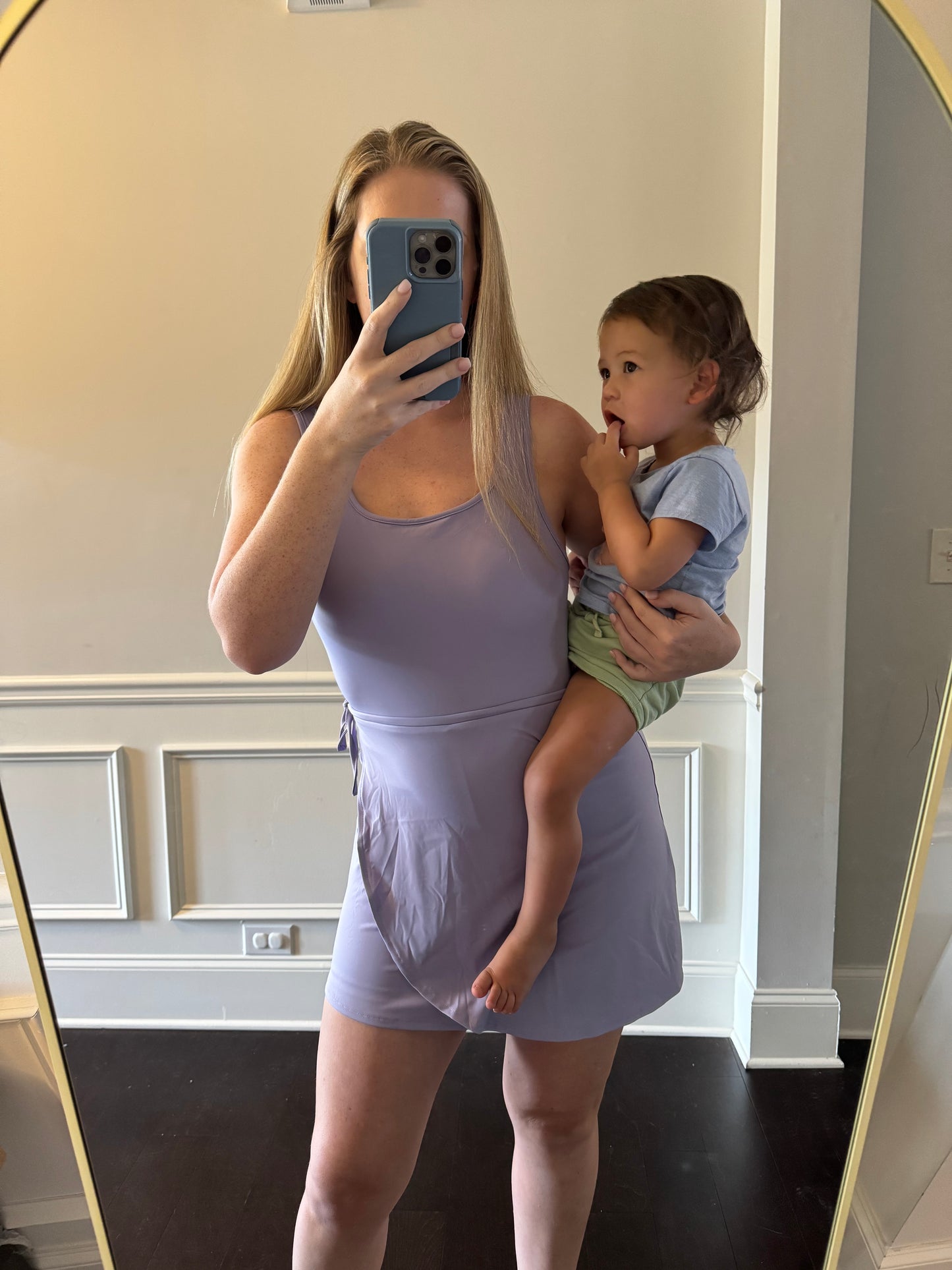 Lavender ADULT Athletic Tie Dress