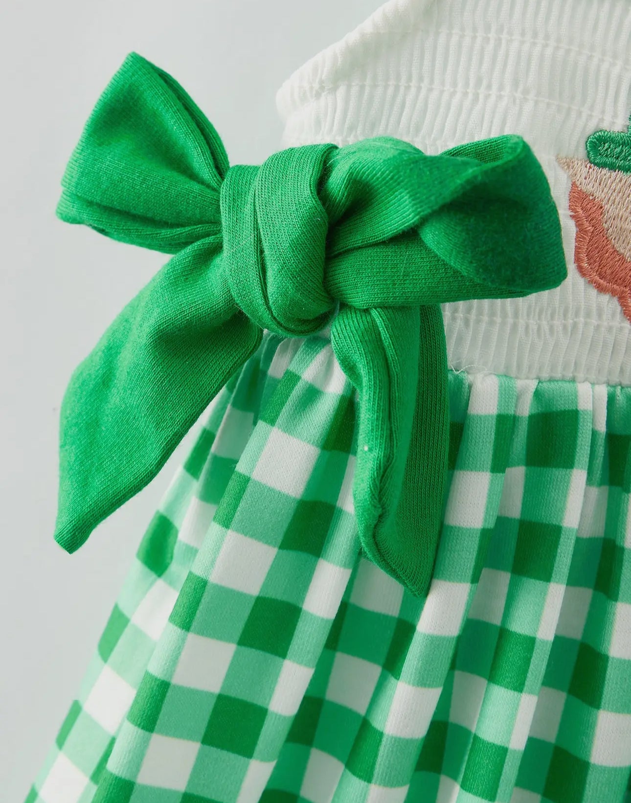 Smocked St. Patrick’s Day Dress