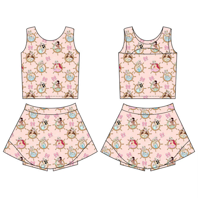 Nautical Princess ADULT Athletic Set PREORDER SHIPPING EARLY DECEMBER