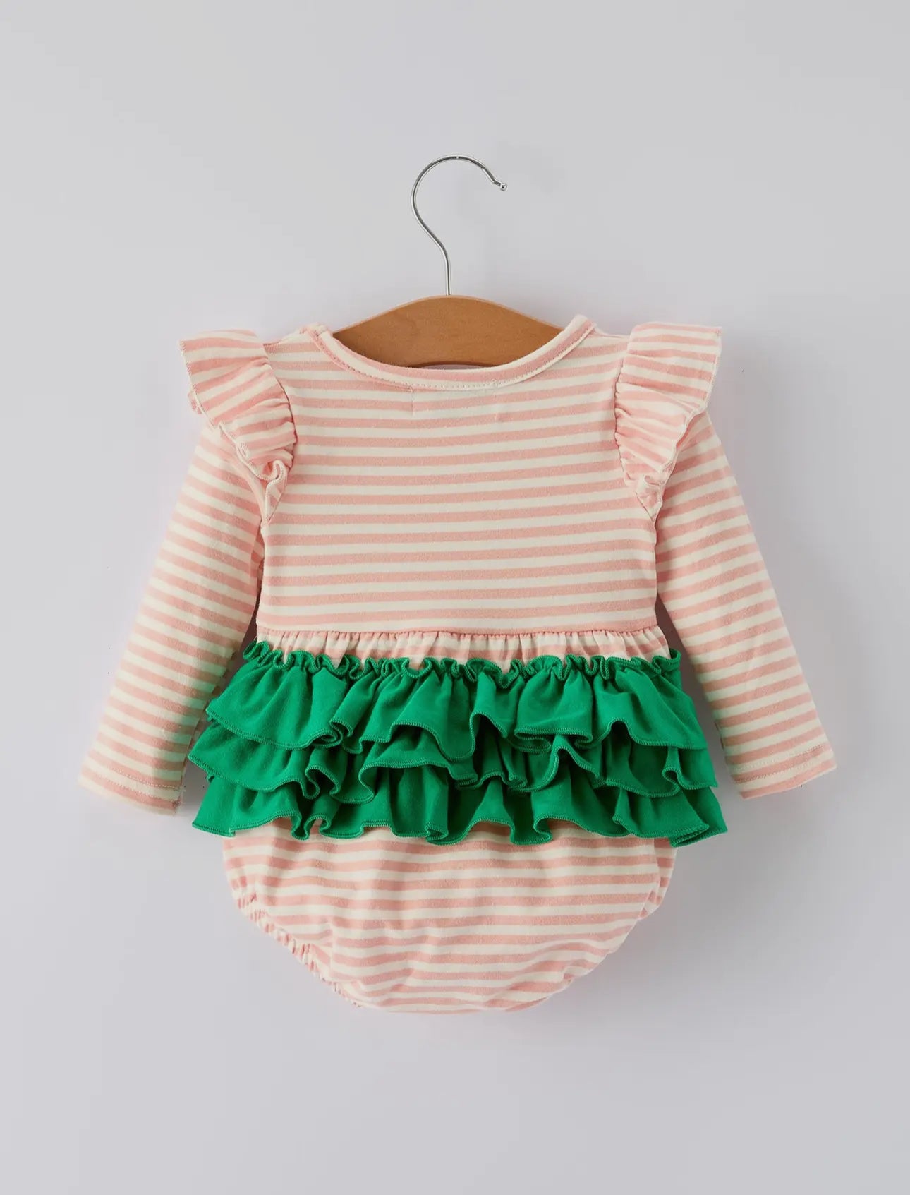Smocked Pink Christmas Tree Bubble