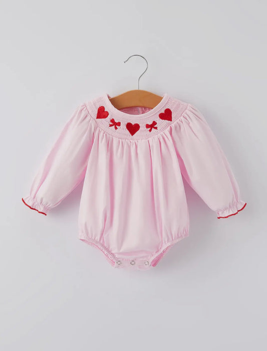 Smocked Valentine’s Day Bubble