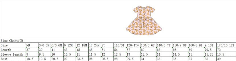 Back to School Bamboo Twirl Dress