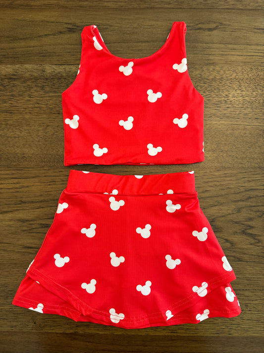 Red Mouse Ears Athletic Set PREORDER ETA EARLY OCTOBER