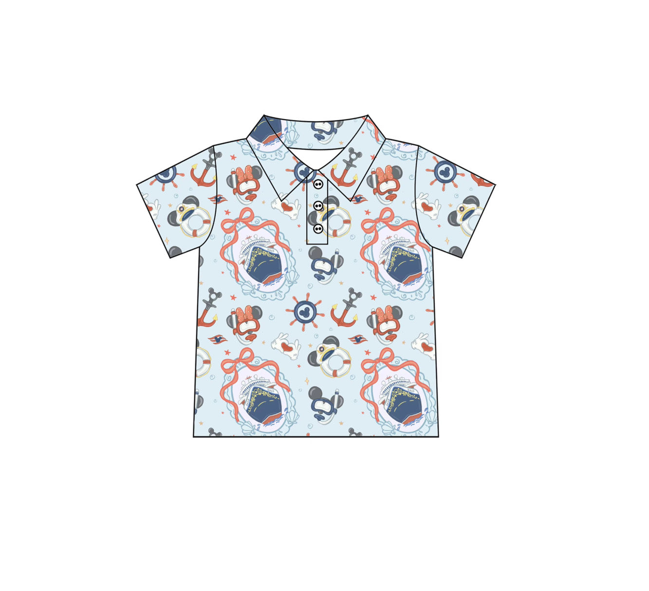 Let’s Cruise Boys Performance Polo PREORDER SHIPPING MID NOVEMBER