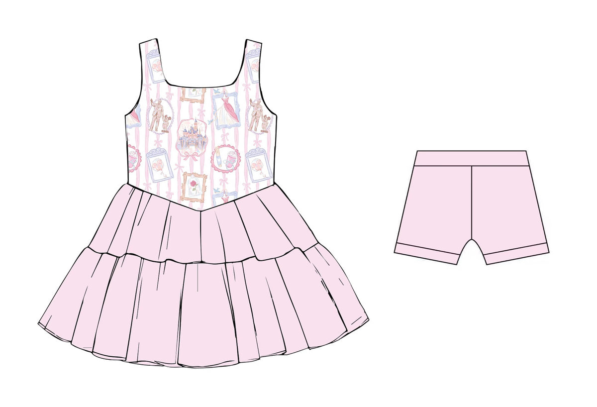 Framed Magic Tulle ADULT Athletic Dress PREORDER SHIPPING MID DECEMBER