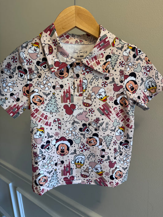 Once Upon A Christmas ADULT Polo