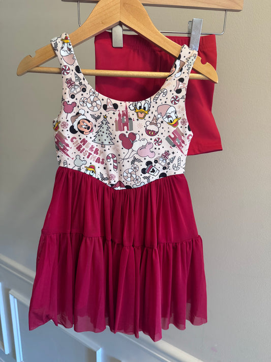 Once Upon A Christmas Tulle ADULT Athletic Dress