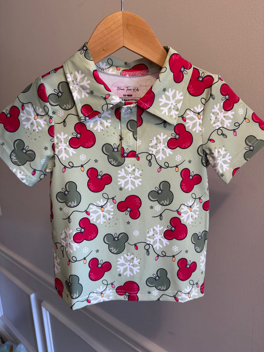 Mistletoe Magic Performance Polo