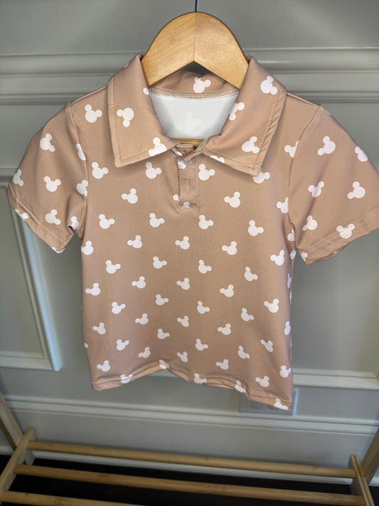 Neutral Mouse Ears Boys Performance Polo