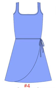 Periwinkle ADULT Athletic Tie Dress PREORDER ETA EARLY SEPTEMBER