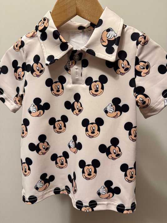 Mr Mouse Boys Performance Polo