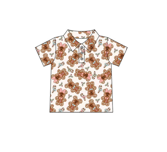 Gingerbread Mouse ADULT Polo PREORDER ETA LATE OCTOBER