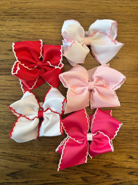 Pack of 5 Moonstitch Grosgrain Bows