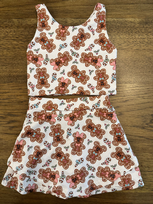 Gingerbread Mouse Athletic Set